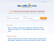 Tablet Screenshot of canada.workcircle.com